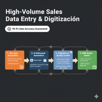 99.9% accurate data entry for Funerales Vida.