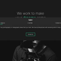 Landing Page developed using React