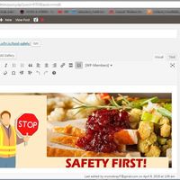 Created a post in WordPress.org