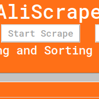 desktop application to scrape product info by product name.