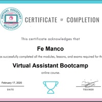 Virtual Assistant Certificate