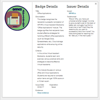 Office Apps Credly Badge