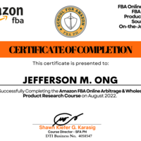 Certificate of Completion