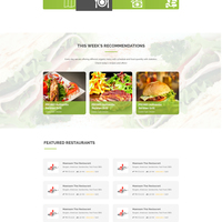 Food Delivery Website design