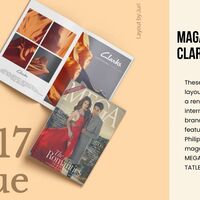 Clarks Shoes layout at MEGA Magazine 