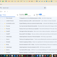 Email management for an E
