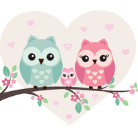 Cute Owls wallpaper