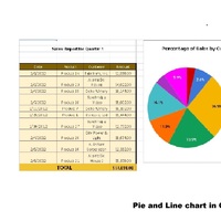 Facebook Management, Pie & Line Chart Using Google Sheets