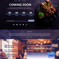 Coming Soon Page Design