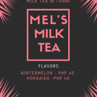 Poster for a Milk Tea Business