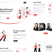 Dating Landing page