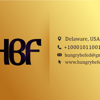 Hungry Be Fed Business Card Front