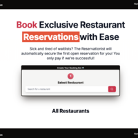 A platform for booking restaurant reservations in the US.