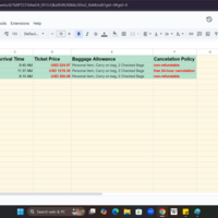 flight booking for EVA task