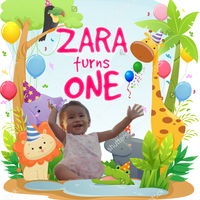 I made this tarpaulin layout for a kiddie party.