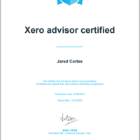 Xero Advisor Certified