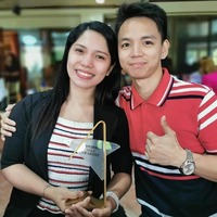 Awarding for being top sales.
