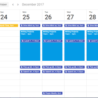 Calendar Management using Google Calendar