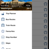 DC transit tracker for bus & metro