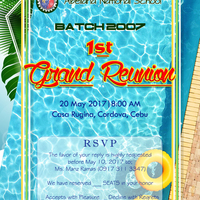 Graphics Design: Invitation Card Design- Cebu, Philippines