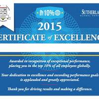 Cert of Excellence