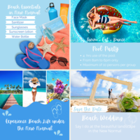 Mock Up for Beach Resort Business