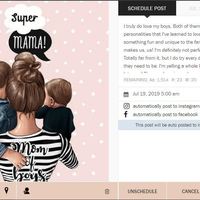Planoly Sample Scheduling of Post
