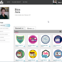 Credly Learning Badges 