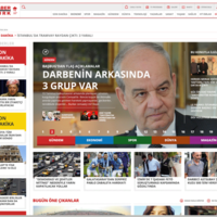 Webdesign for HaberTurk, leading newspaper in Turkey