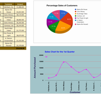 Chart presenation using google docs