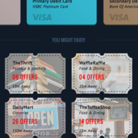 One panel of a mobile coupon app.