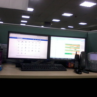 My station as a Sr. Real-Time Analyst in my previous company