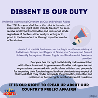 Posting on Public official social media platform 