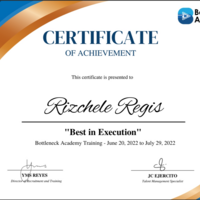 Cert. of Achievement