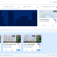 Video Streaming Web App - Library Page