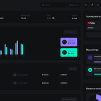 analytical dashboard ui made using nuxtjs