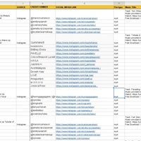 Spreadsheet Reference from a Video