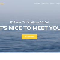 Portfolio Page Made for Local Web Design Agency