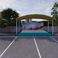 PVC Tensile shade 3D visualization