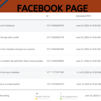 FB SCHEDULING