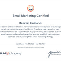 Email Marketing Certified