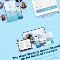 Detail of a Book Funnel Landing Page