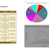 Office Application about Sales Report 