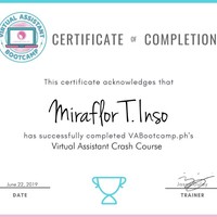 Virtual Assistant Course Certificate