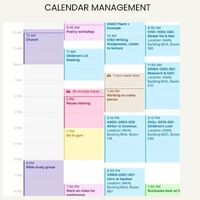 Calendar management 