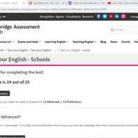 English Test - Schools