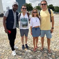 I guide people from around the world 