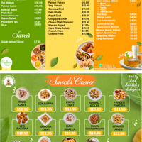 Menu Design Sample