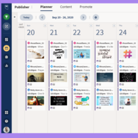 Social Media Content Scheduling Via Hootsuite