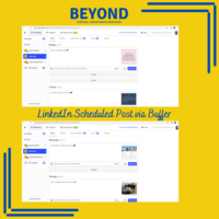 Scheduled Posting using Buffer